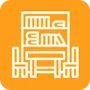 icon biblioteca naranja